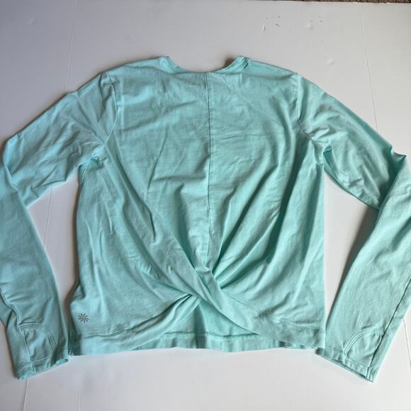 Athleta Girl Mint Twist Around Athletic Top Medium 8-10 - Picture 8 of 9
